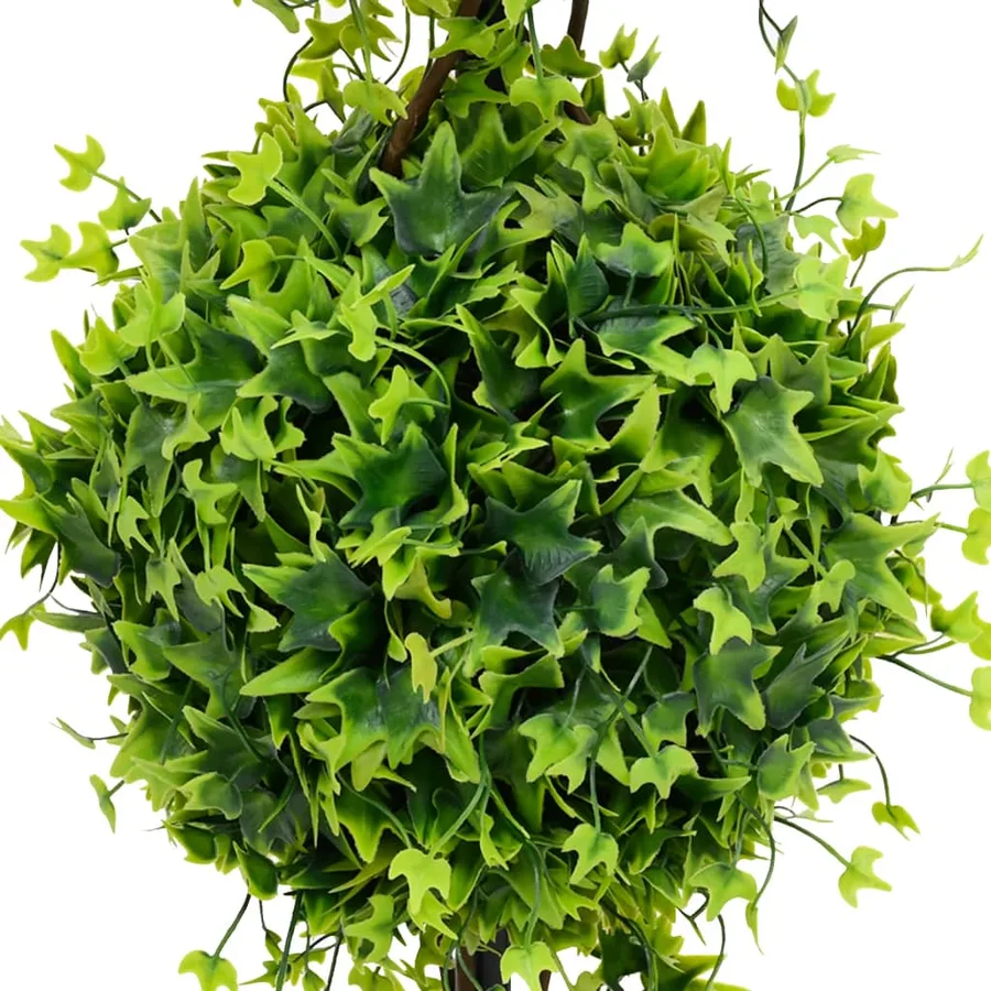 Plante de buis artificiel avec pot Vert 100 cm - 2