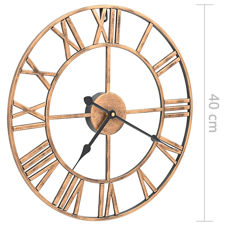 Horloge murale Métal 40 cm Doré - 6