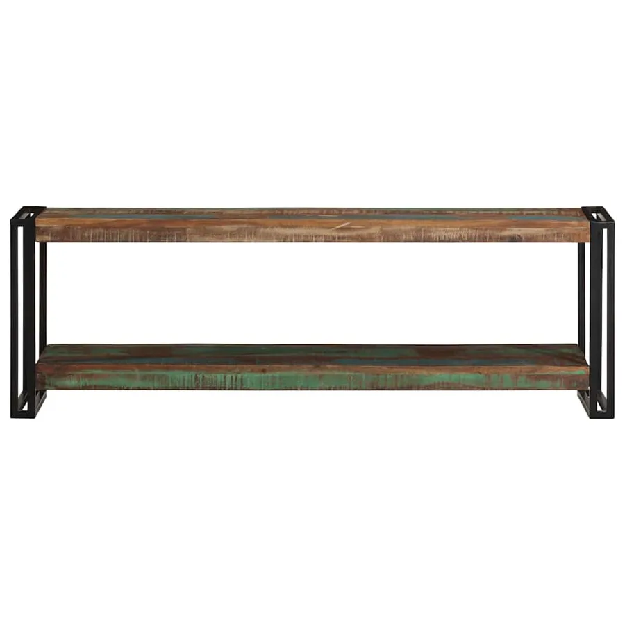 Meuble TV 120x30x40 cm Bois de récupération massif - 7