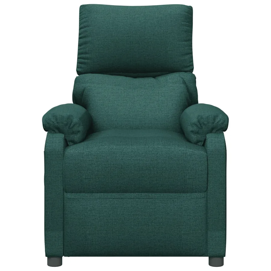 Fauteuil électrique de massage Vert foncé Tissu - 4