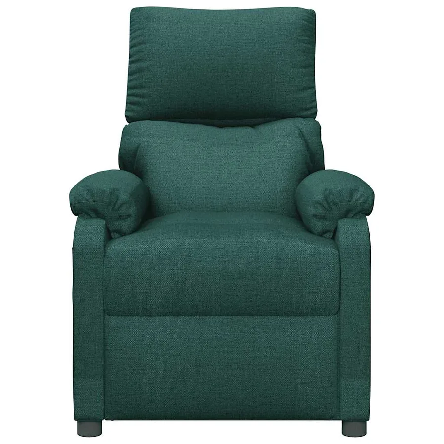 Fauteuil de massage Vert foncé Tissu - 3