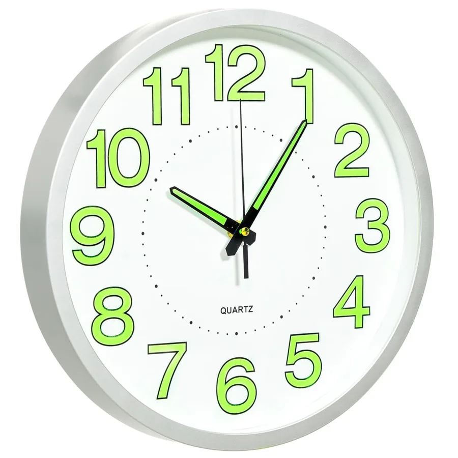 Horloge murale lumineuse Blanc 30 cm - 2
