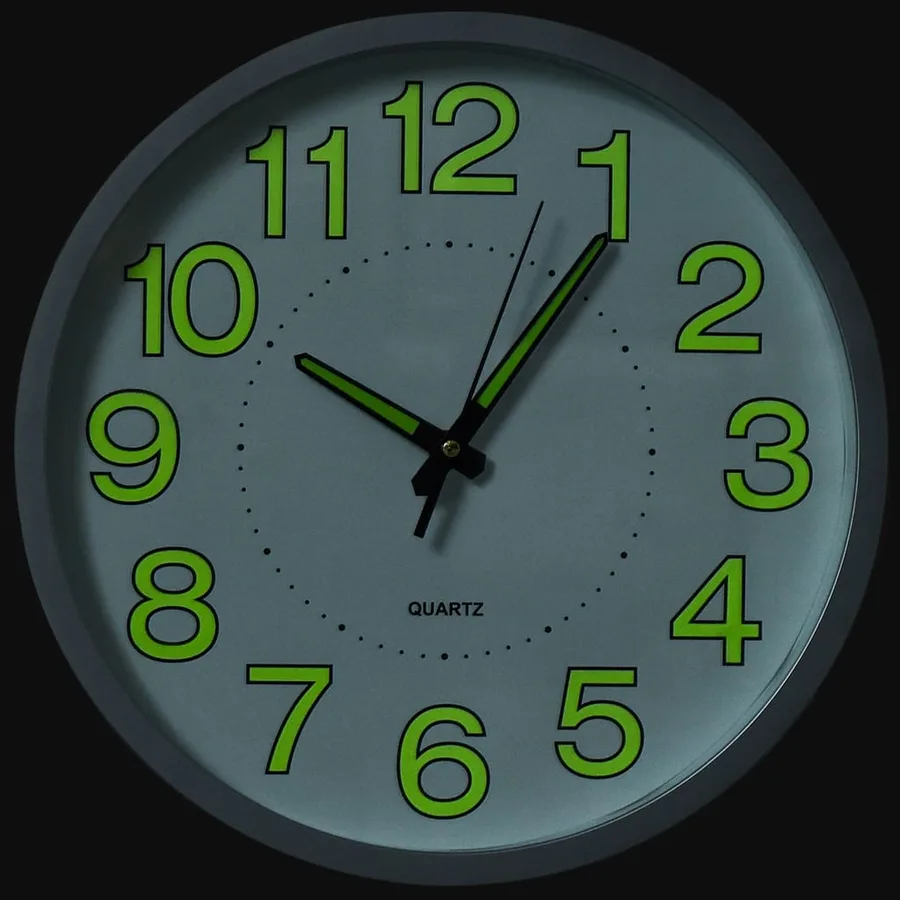 Horloge murale lumineuse Blanc 30 cm - 3