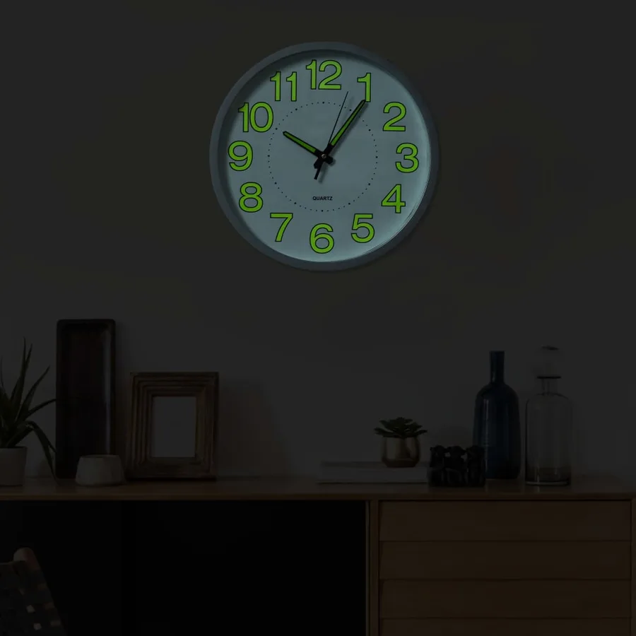 Horloge murale lumineuse Blanc 30 cm - 4