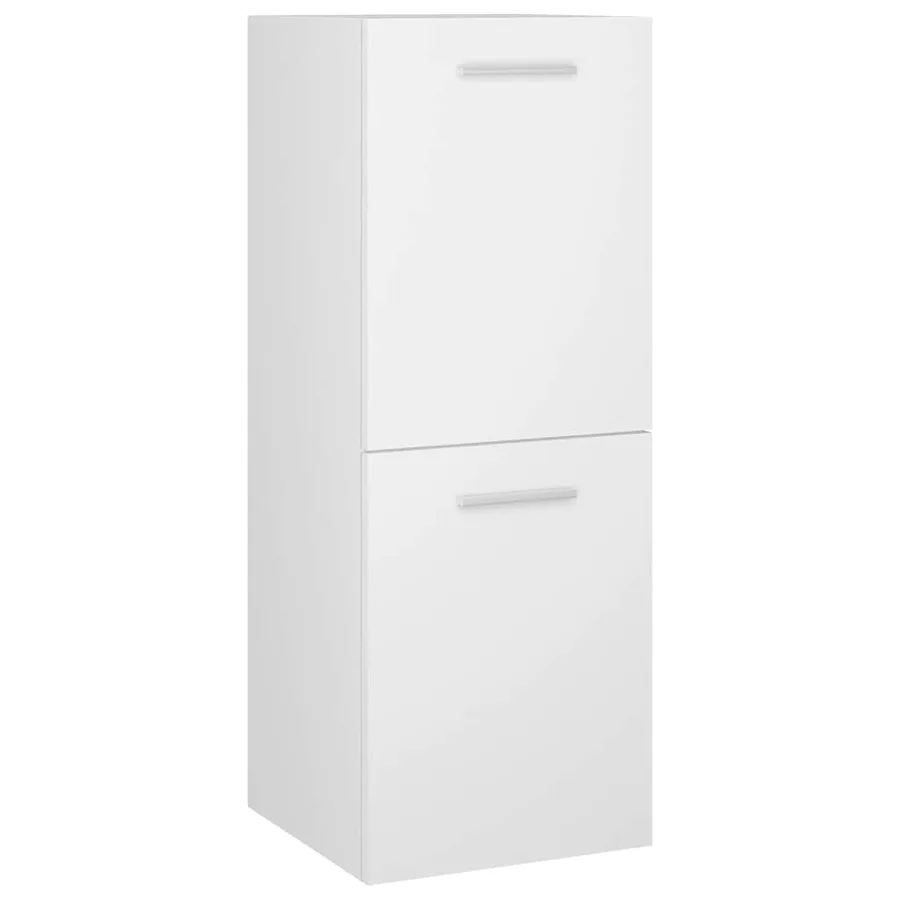 Ensemble de meubles de salle de bain Blanc Aggloméré - 7