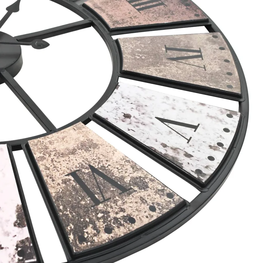 Horloge murale vintage avec mouvement à quartz 60 cm XXL - 5
