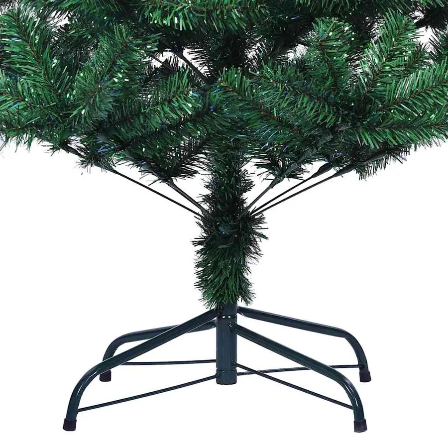 Sapin de Noël artificiel pointes iridescentes Vert 120 cm PVC - 6
