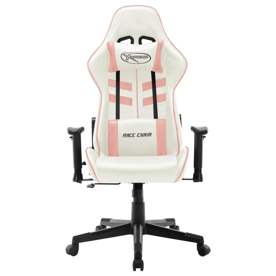 Chaise de jeu Blanc et rose Cuir artificiel - 2