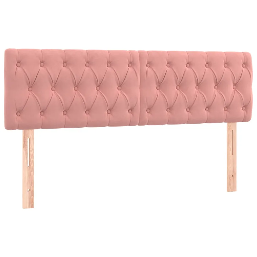 Sommier à lattes de lit avec matelas et LED Rose 160x200 cm - 7