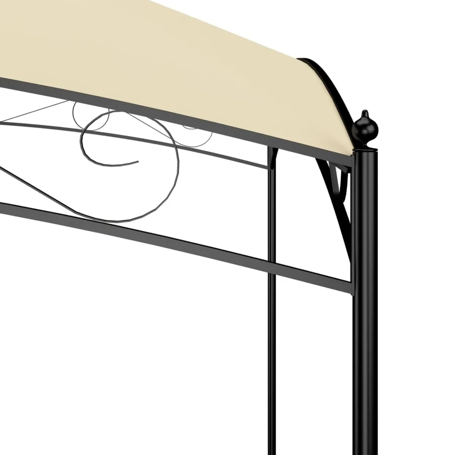 Belvédère 3x3x2,65 m Crème 180 g/m² - 4