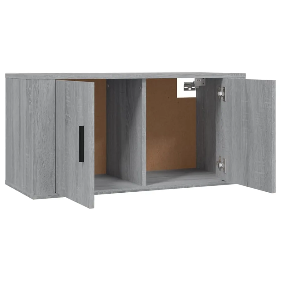Meubles TV muraux 3 pcs sonoma gris 80x34,5x40 cm - 5