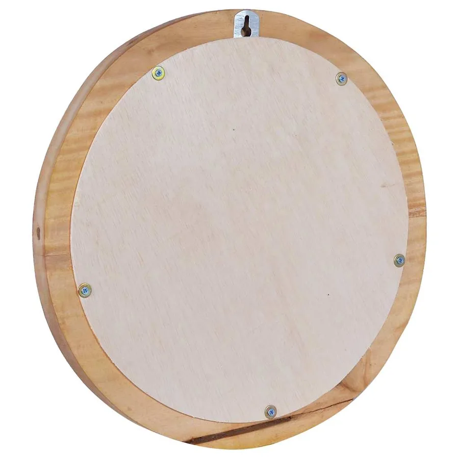 Miroir mural 40 cm Teck Rond - 4
