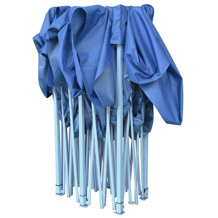 Tente pliable 3 x 6 m Bleu - 6