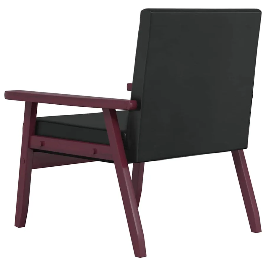 Ensemble de canapés 3 pcs noir similicuir - 9