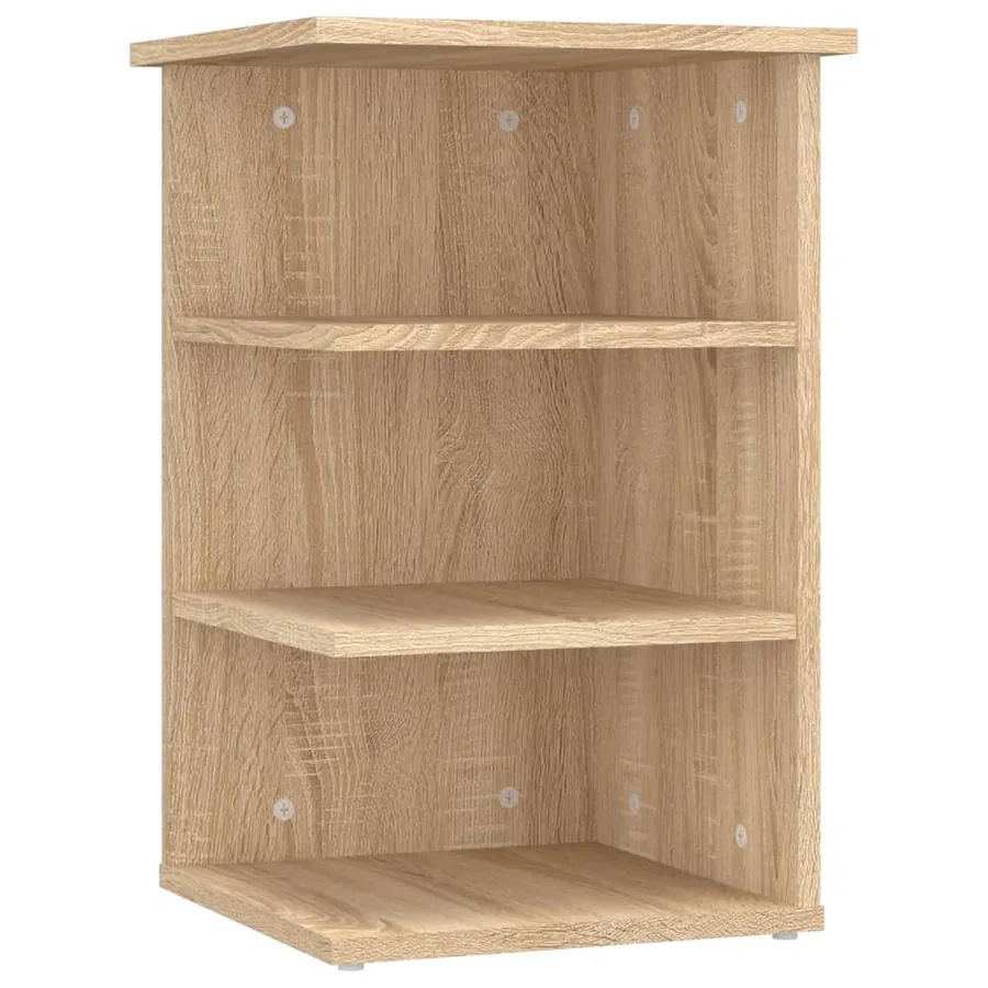 Armoire latérale Chêne sonoma 35x35x55 cm Aggloméré - 2