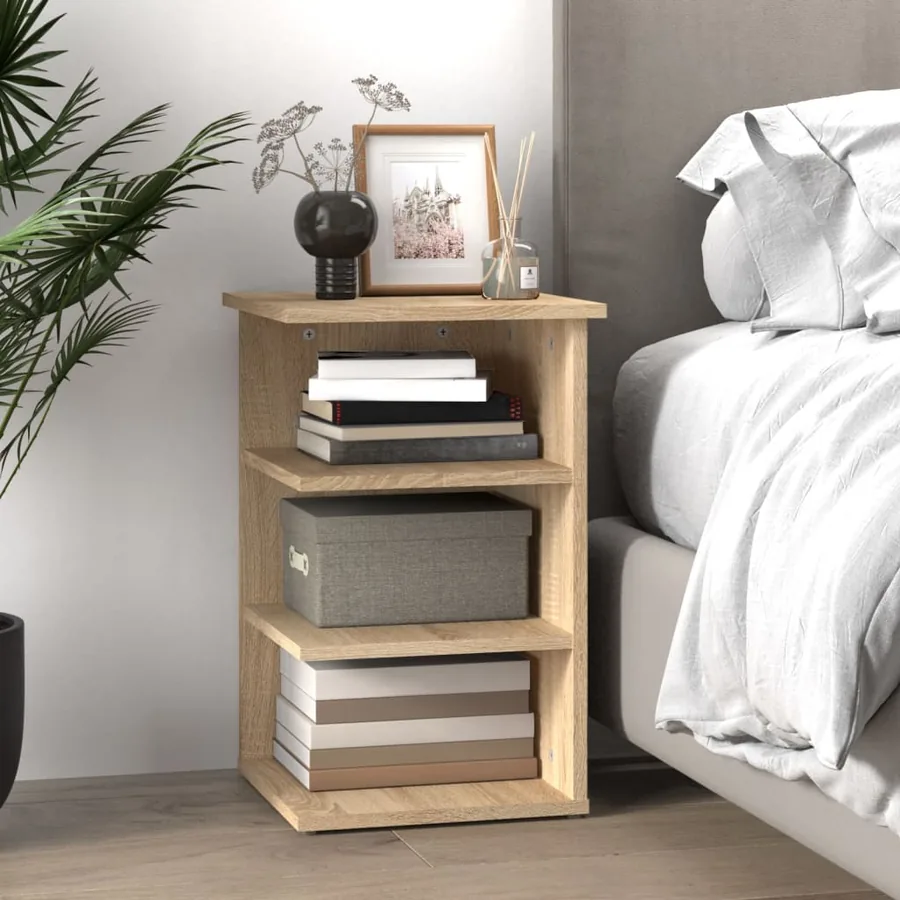 Armoire latérale Chêne sonoma 35x35x55 cm Aggloméré - 3