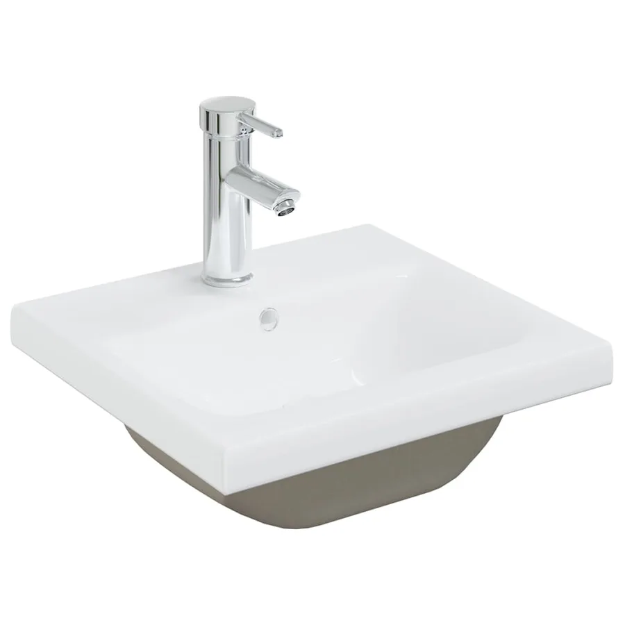 Ensemble de meubles de salle de bain Blanc Aggloméré - 7