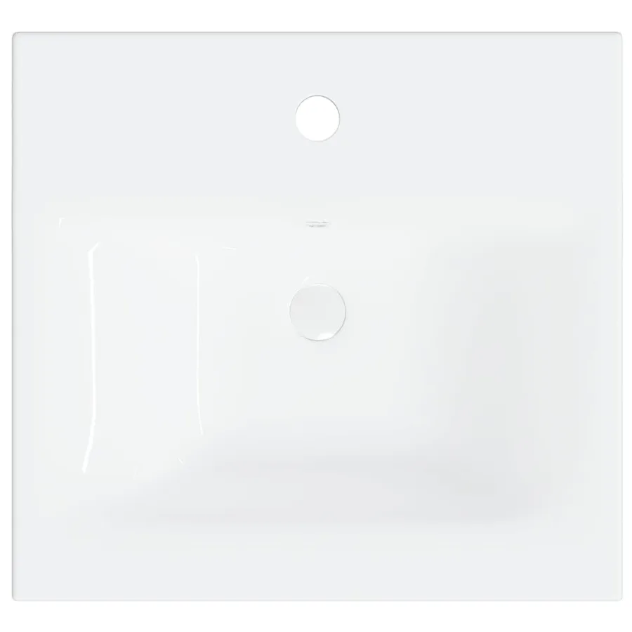 Ensemble de meubles de salle de bain Blanc Aggloméré - 8
