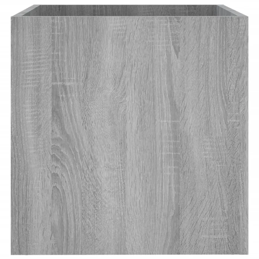 Jardinière Sonoma gris 40x40x40 cm Bois d'ingénierie - 5