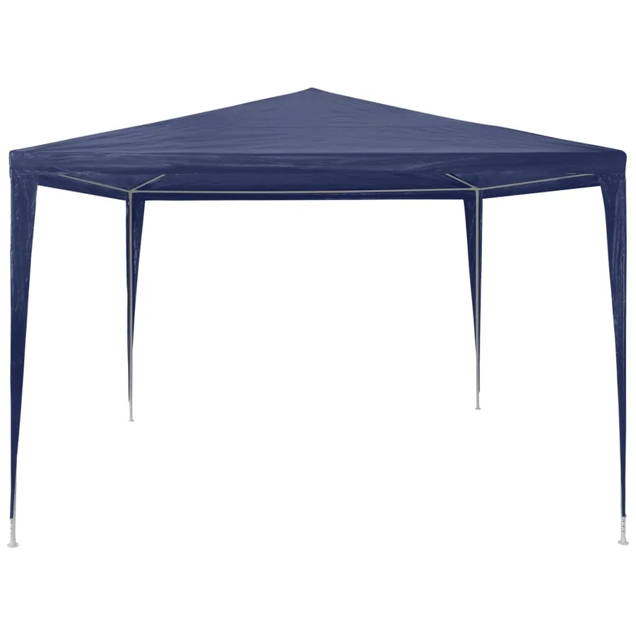 Tonnelle de jardin Tente de réception Chapiteau Bleu 3x3m - 3