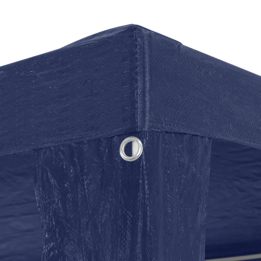 Tonnelle de jardin Tente de réception Chapiteau Bleu 3x3m - 5