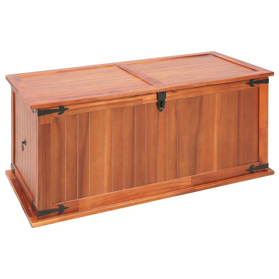 Coffres de rangement 3 pcs Bois d'acacia solide - 13