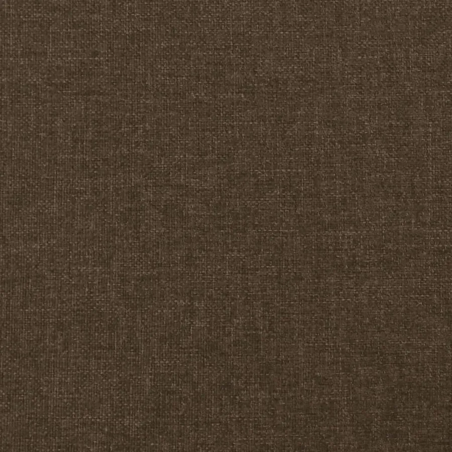 Tête de lit avec oreilles Marron foncé 93x16x118/128 cm Tissu - 6