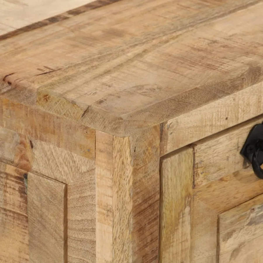 Banc de rangement de chaussures 85x40x45 cm Bois de manguier - 7