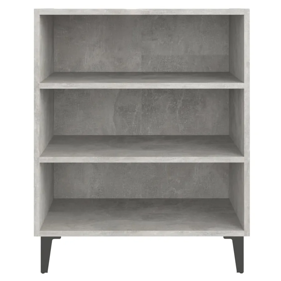 Buffet gris béton 57x35x70 cm bois d'ingénierie - 3