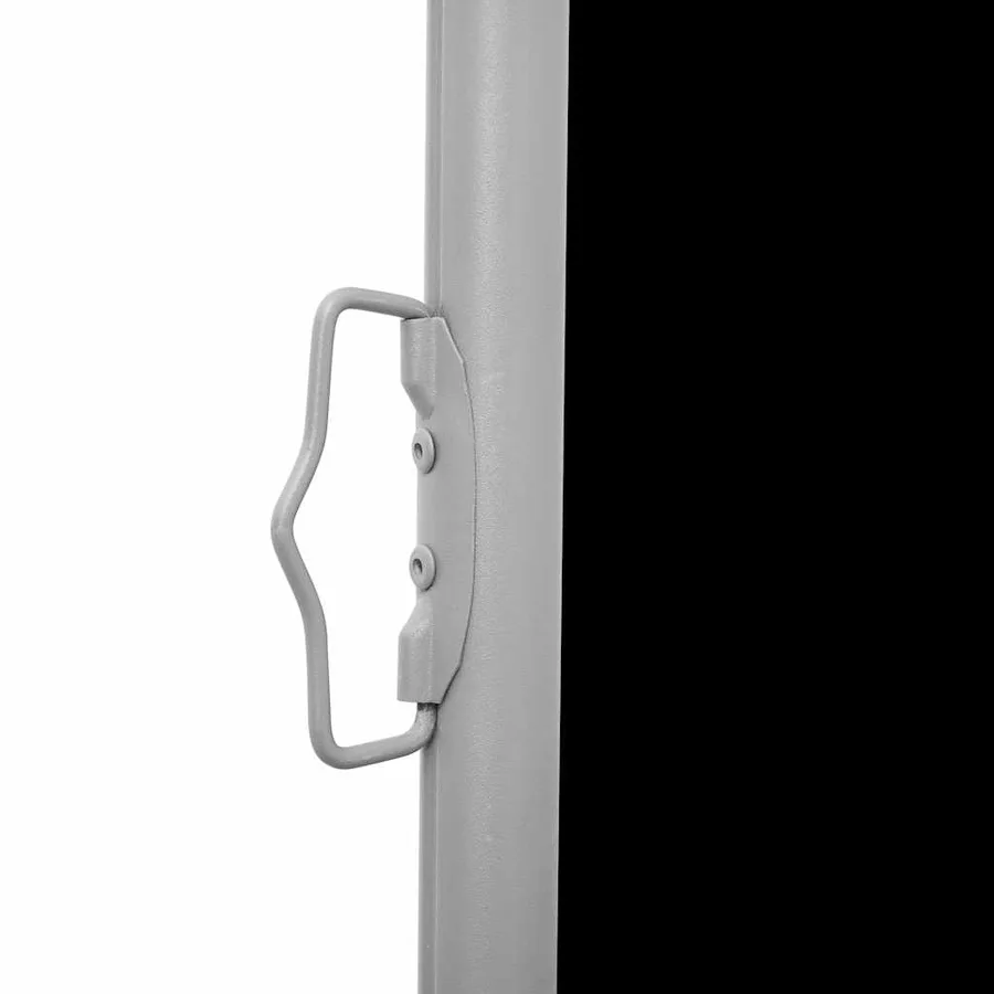 Auvent latéral rétractable de patio 140x1200 cm Noir - 8