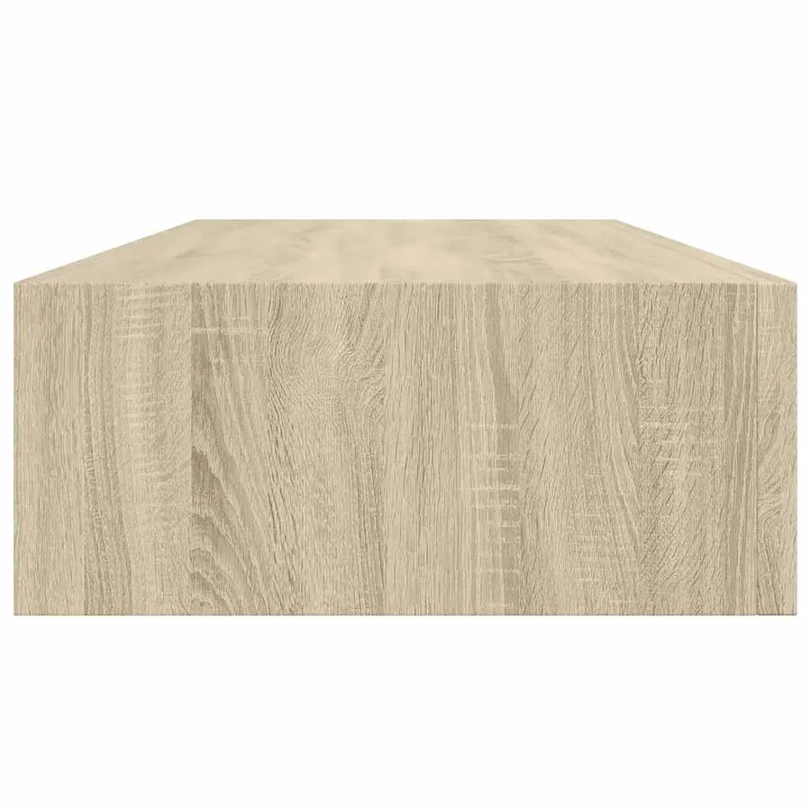 Étagères à tiroirs murales 2 pcs chêne 60x23,5x10 cm MDF - 8