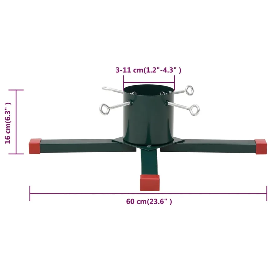 Support pour sapin de Noël 60x60x16 cm - 6