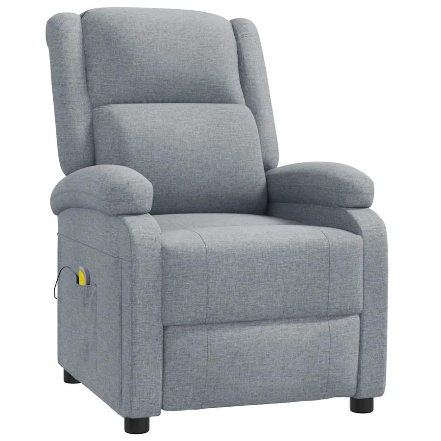 Fauteuil de massage Gris clair Tissu - 2
