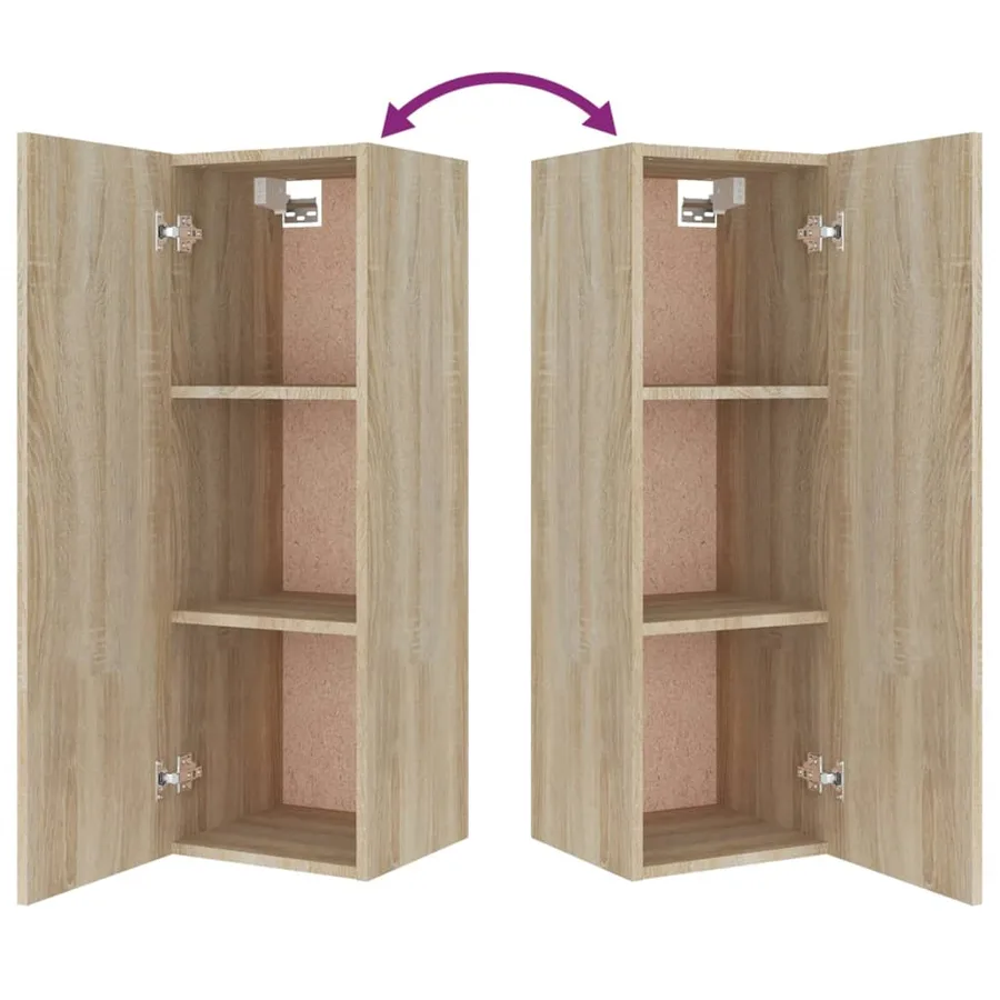Ensemble de meubles TV 8 pcs Chêne sonoma Bois d'ingénierie - 8