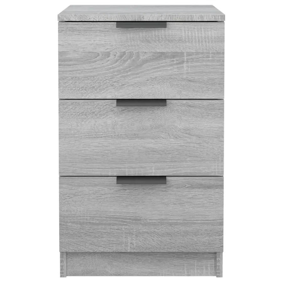 Table de chevet Sonoma gris 40x36x65 cm - 4