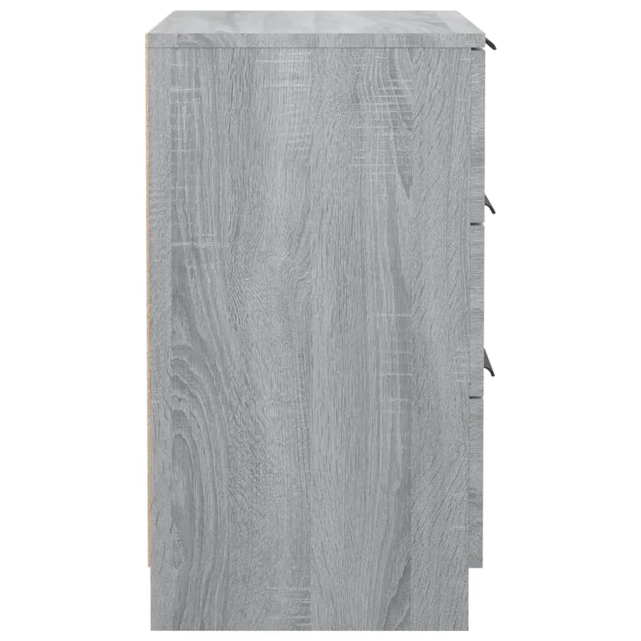 Table de chevet Sonoma gris 40x36x65 cm - 6
