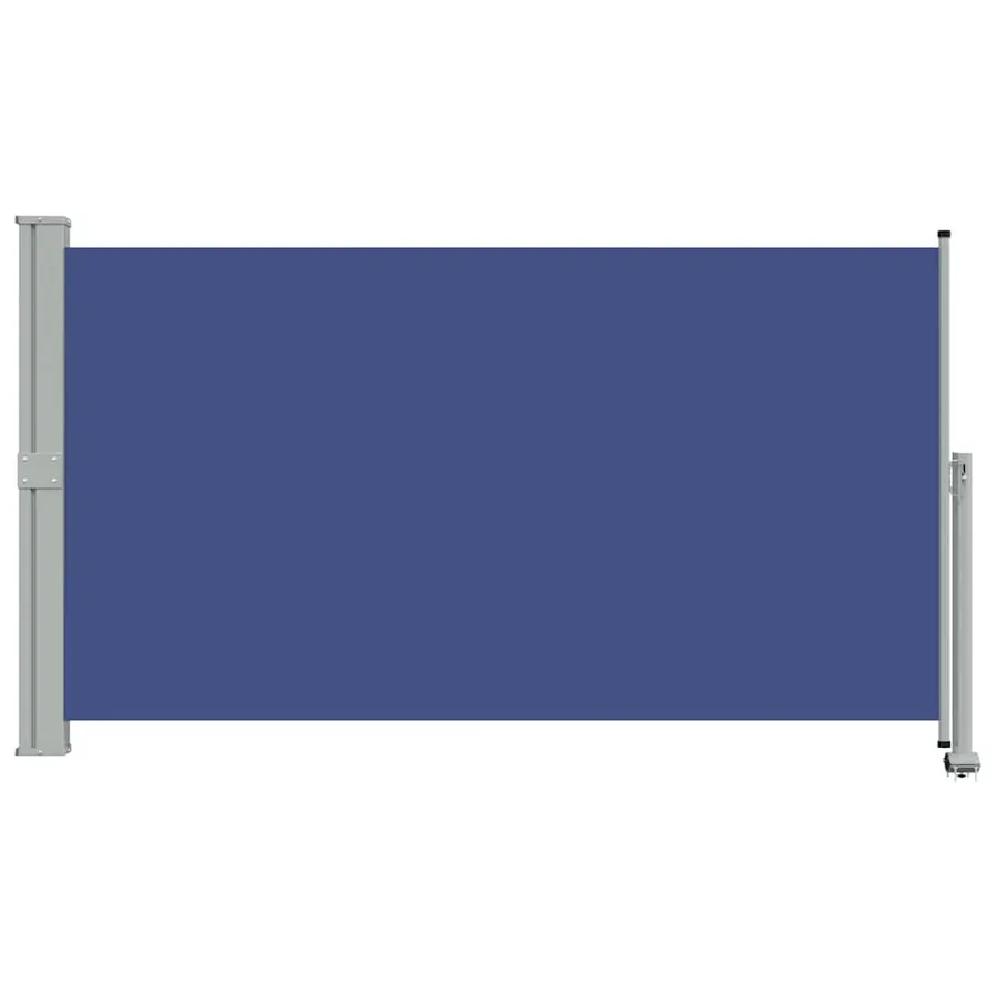 Auvent latéral rétractable de patio 140 x 300 cm Bleu - 4