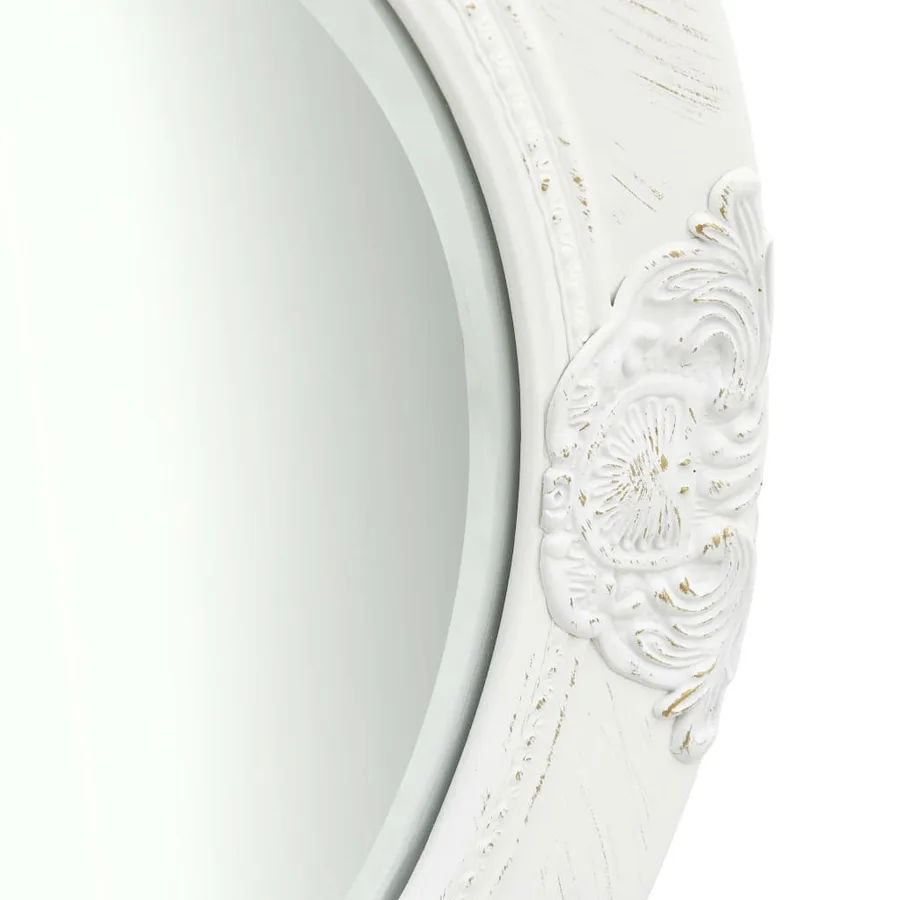 Miroir mural style baroque 50 cm Blanc - 3