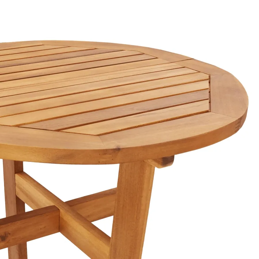 Ensemble de bar 3 pcs Bois d'acacia solide - 5