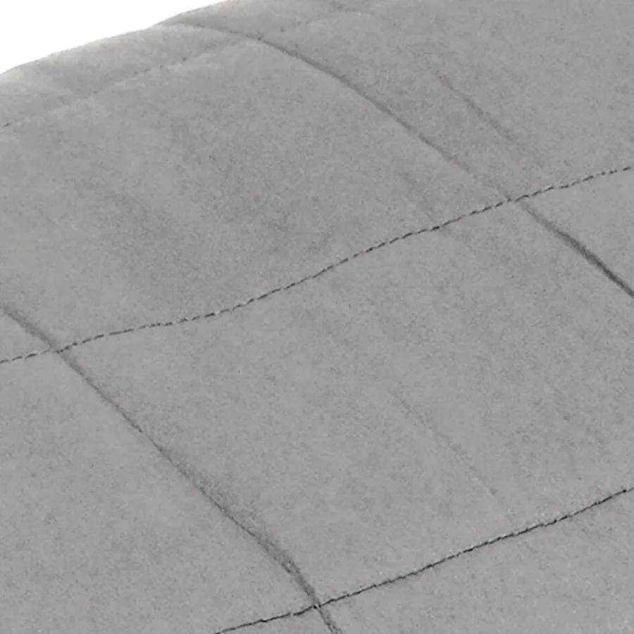 Couverture lestée Gris 150x200 cm 11 kg Tissu - 4