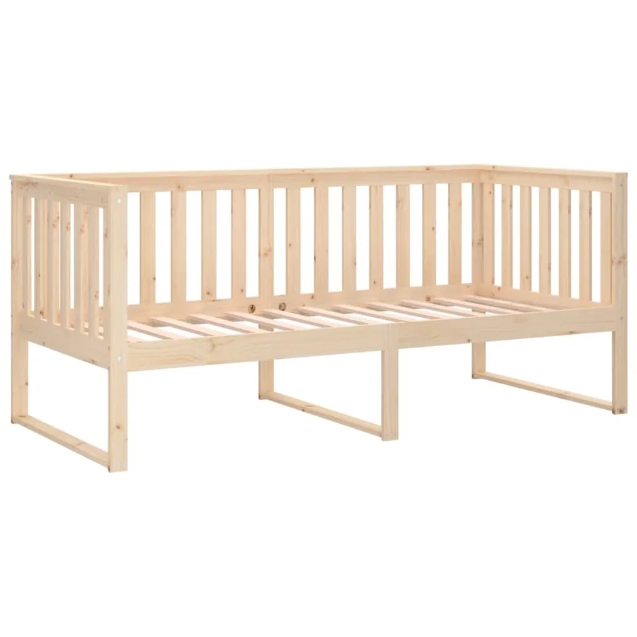 Lit de jour sans matelas 90x190 cm bois de pin massif - 7