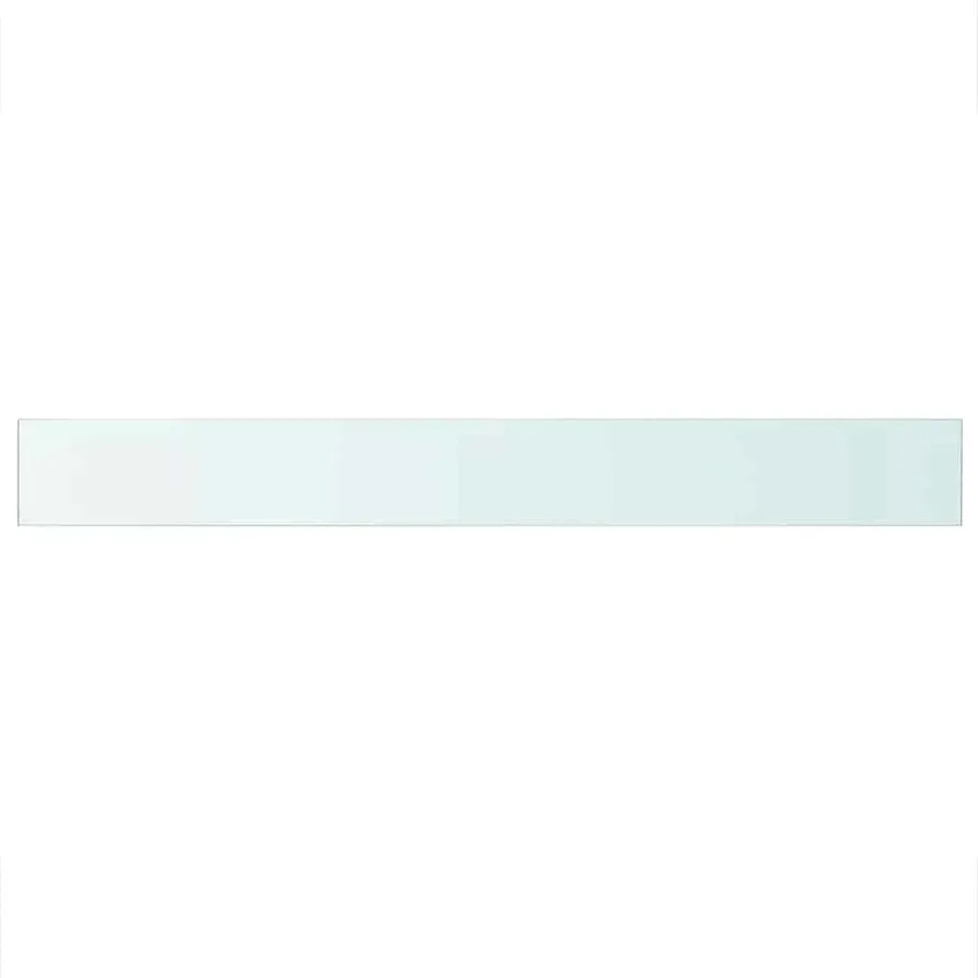 Panneau d’étagère Verre transparent 110 x 12 cm - 2