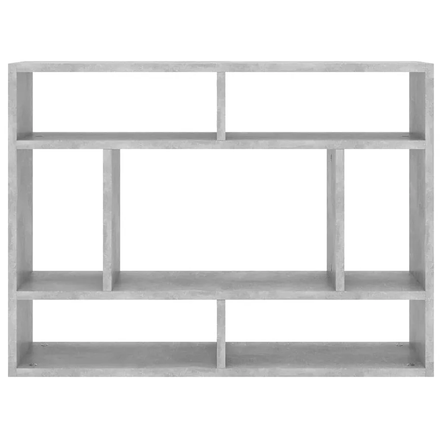 Étagère murale Gris béton 75x16x55 cm Bois d'ingénierie - 4