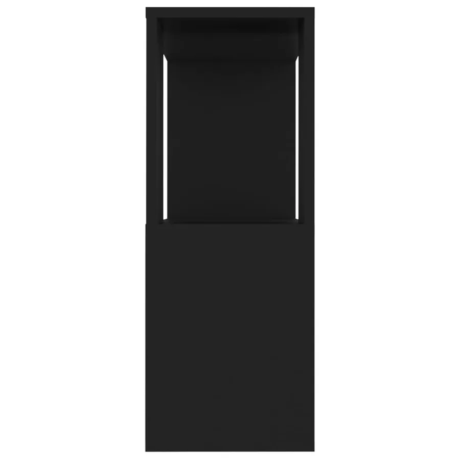 Meuble TV Noir 80x24x63 cm Bois d'ingénierie - 6