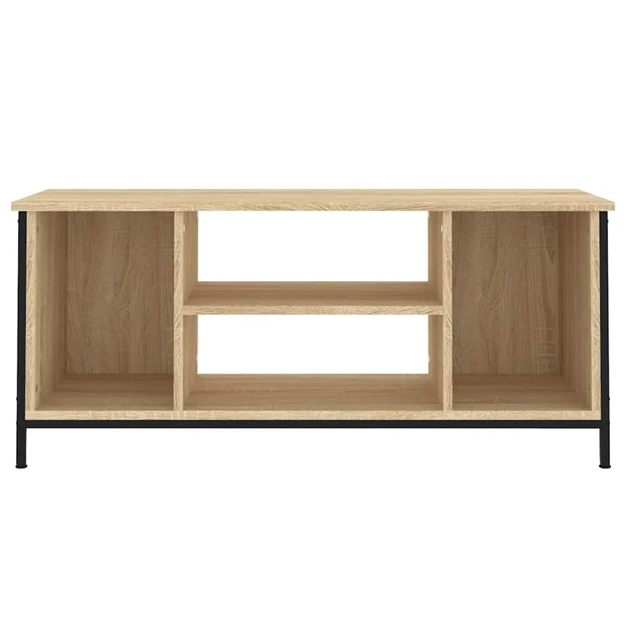 Meuble TV chêne sonoma 102x35x45 cm bois d'ingénierie - 5