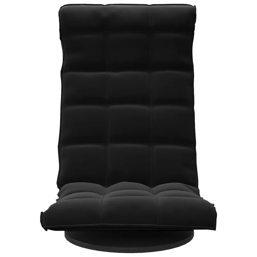 Chaise de sol pivotante Noir Velours - 3