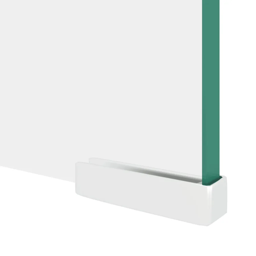 Meuble TV/pour moniteur 100x30x13 cm verre transparent - 5