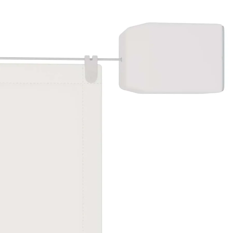 Auvent vertical Blanc 140x420 cm Tissu oxford - 5