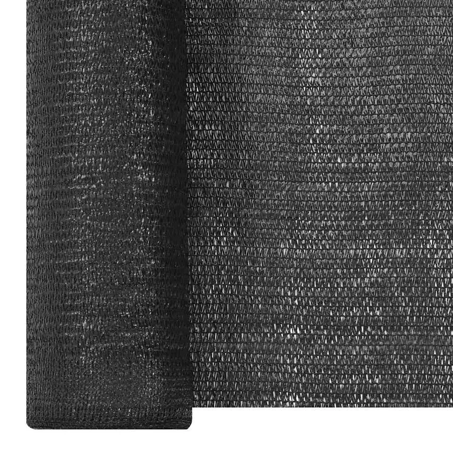 Filet brise-vue Noir 1,2x10 m PEHD 195 g/m² - 3