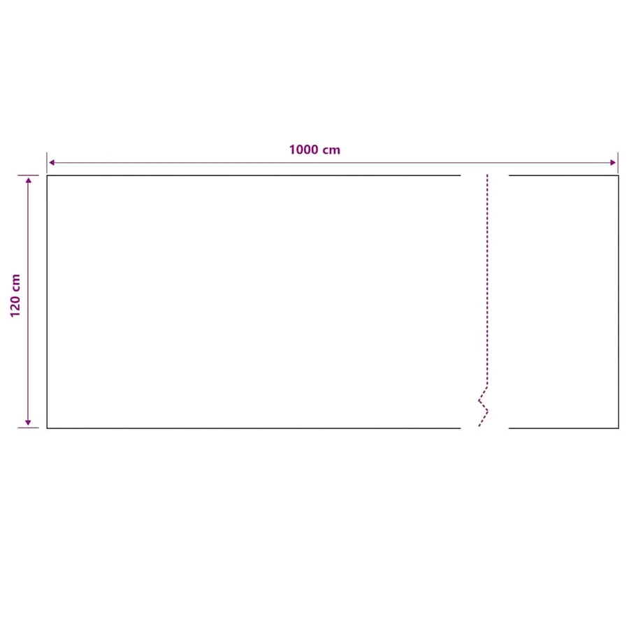 Filet brise-vue Noir 1,2x10 m PEHD 195 g/m² - 5